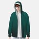 thumbnail image 2 of Balery Dark teal green Sudadera ligera de manga larga con capucha y protección solar UPF 50+ para hombre y mujer, ideal para pesca y running-Medium, 2 of 7