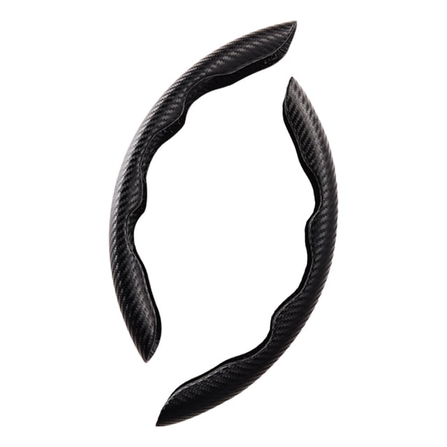 EGNMCR 2PC GM Non-slip Plush Warmth Steering Wheel Cover steering wheel