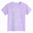 thumbnail image 4 of TOWED22 Boy's Summer T-Shirts Short Sleeve Crew Neck Cotton Tees Basic Solid Color Casual Tops and Shirts(Light Purple,13-14 Y), 4 of 4