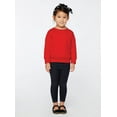 thumbnail image 3 of Rabbit Skins Toddler Fleece Crewneck Sweatshirt, 56, White, 3 of 5