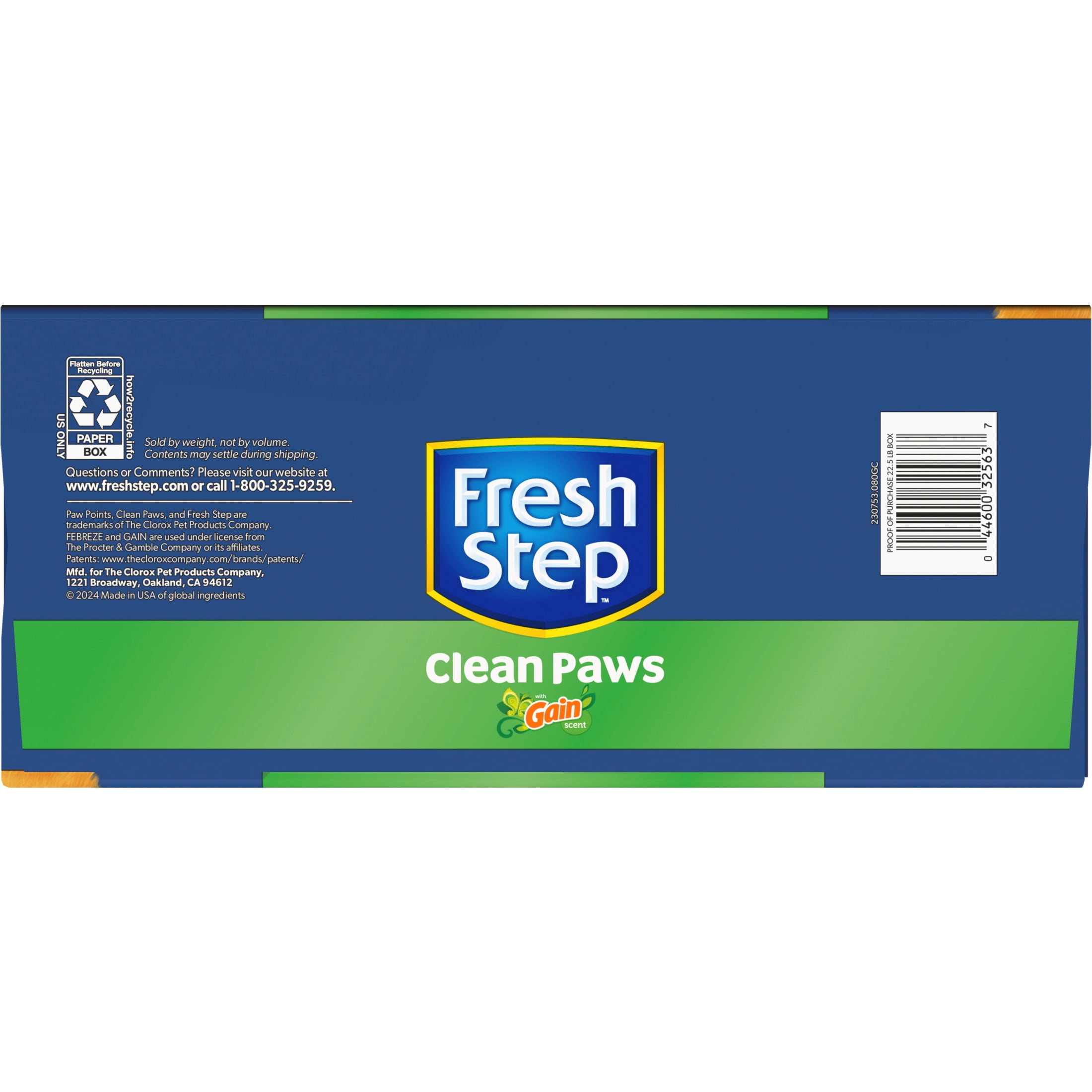 Fresh Step Clean Paws Clumping Cat Litter Febreze Uganda Ubuy - Main Image