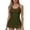 swimsuit 96#Green, variant on One Piece Swimsuit Women Elegant Flowy Solid Color Stretch Rash Guard Tummy Control Summer Beach Party Swimwear