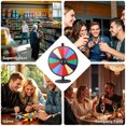 thumbnail image 6 of 24 Inch Prize Wheel Dual Adjustable Tabletop & Floor Stand 14 Slots Spinner Game, 6 of 10