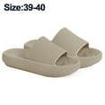 thumbnail image 2 of Pillow Slippers for Women and Men | House Slides Shower Sandals | women slides | Cushioned Thick Sole - 6.5~7, 2 of 5
