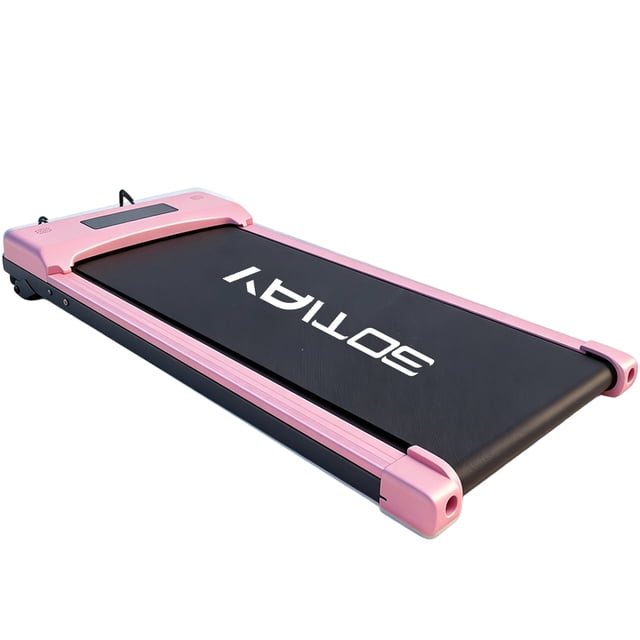 Caminadora Eléctrica 3.5 HP Plegable Velocidad 12 km/h Pantalla LED Rosa