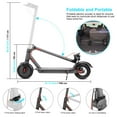 thumbnail image 7 of Superrio Portable Electric Scooter-350W Motor Rechargeable Folding Scooter for Teenagers and Adults with Headlight and Hand Brake Max Speed up to 15.5mph, Carry 220 Lbs. Max 12 Mile Range per Charge, 7 of 7