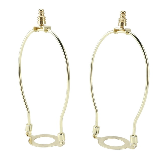 Soporte para Pantalla de Lámpara, Kit de Soporte para Arpas de Pantalla Ajustable, Material de Hierro Resistente Con Base de Lámpara E26 Para Lámparas de Mesa y de Pastel