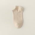 thumbnail image 6 of Besolor 6 Pairs Womens No Show Socks Summer Cotton Non Slip Low Cut Thin Ankle Short Casual Invisible Socks, 6 of 9