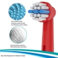 thumbnail image 4 of 8 cabezales de repuesto para cepillo de dientes para niños, compatibles con cepillo de dientes eléctrico Oral B, cerdas suaves y cabezales pequeños para dientes y encías sensibles de los niños, 4 of 8