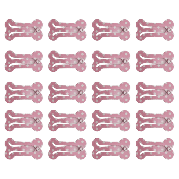 Pinzas para el pelo con broche de hueso pequeño de 1 pulgada, productos para el cuidado de mascotas, accesorios para el cabello para perros Adepaton CPB-DE-LYY1893-1