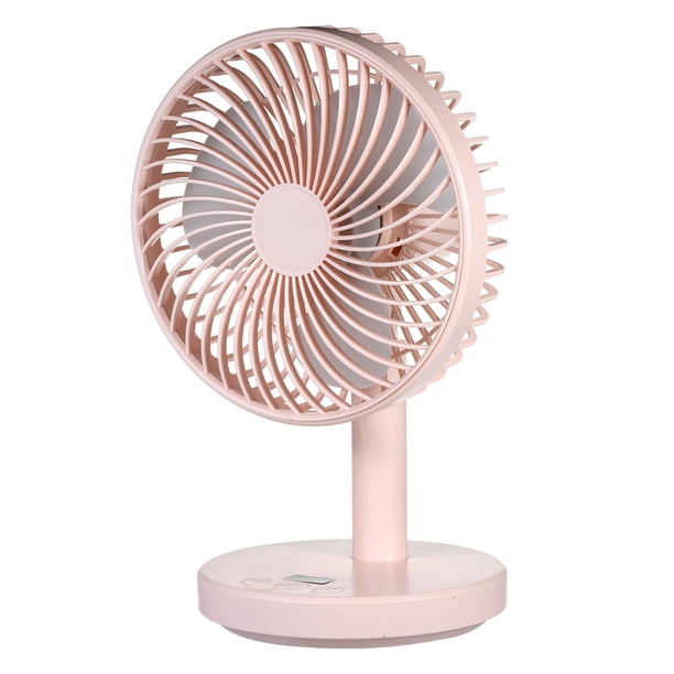 Pantalla digital Ventilador de escritorio pequeño Viento de cuatro velocidades Súper silen Abanopi Admirador