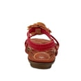 thumbnail image 4 of PATRIZIA Spring Step Nectarine Sandals for Womens - Ladies Sandals with Chic Flower Grabbing t-Straps - Casuals Womens Sandals with Stretch Back Strap, 4 of 8