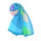 thumbnail image 2 of CHAL DE CHIFFON PARA MUJERES INSPIRADOR CHIC, LARGO, GEOMÉTRICO, BUFANDAS DE PLAYA EN AZUL Y MORADO, 2 of 7