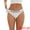 White, variant on Unique Bargains Women's High Elasticity Panties Mid-Waisted No Trace Briefs S Beige