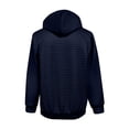 thumbnail image 3 of MHFRRA Sudadera con Capucha y Tejido de Cremallera de Un Cuarto, Ligera, Deportiva, con Bolsillo Delantero, Cómoda y Informal Azul, 3 of 3