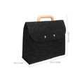 thumbnail image 2 of COMPUKAS storage bag Storage Pouch Dark Grey 1Set for Business Use with Felt Material, 2 of 6