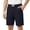 Navy, variant on Clossjun Mens Slim Stretch Khaki Shorts Lightweight Quick Dry for Golf Dress Casual Work with Pockets(No Belt)