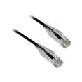 thumbnail image 1 of Axiom BENDnFLEX Ultra-Thin - Patch cable - RJ-45 (M) to RJ-45 (M) - 2 ft - UTP - CAT 6 - snagless - black, 1 of 4