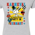 thumbnail image 3 of Peanuts - Karneval Biggest Oldest Party Germany - Juniors Fitted Graphic T-Shirt, 3 of 6