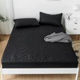thumbnail image 1 of Protège-matelas Matelassé 100 % Imperméable Format Simple, Doux et Respirant, Housse de Matelas à Poche Profonde avec Dessus Coussiné, 1 of 7