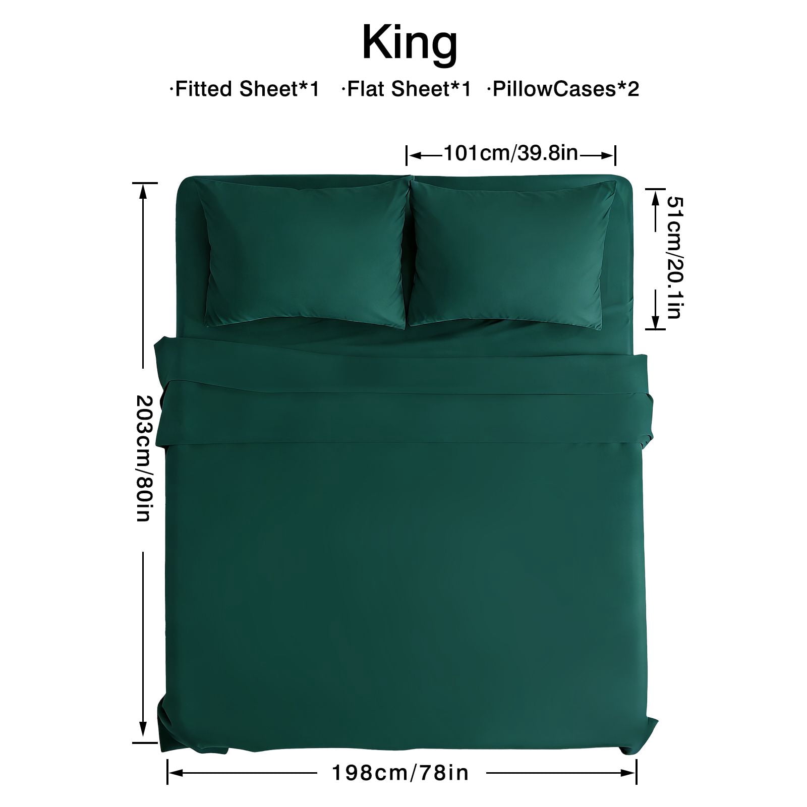 4Pcs Ultra-Soft 85g Sheet and Pillowcase Set, Soft Solid Color, Machine Washable, Suitable For All Seasons, Christmas Comfortable Bedding Set, Available For Single, Double, King, and Queen Beds