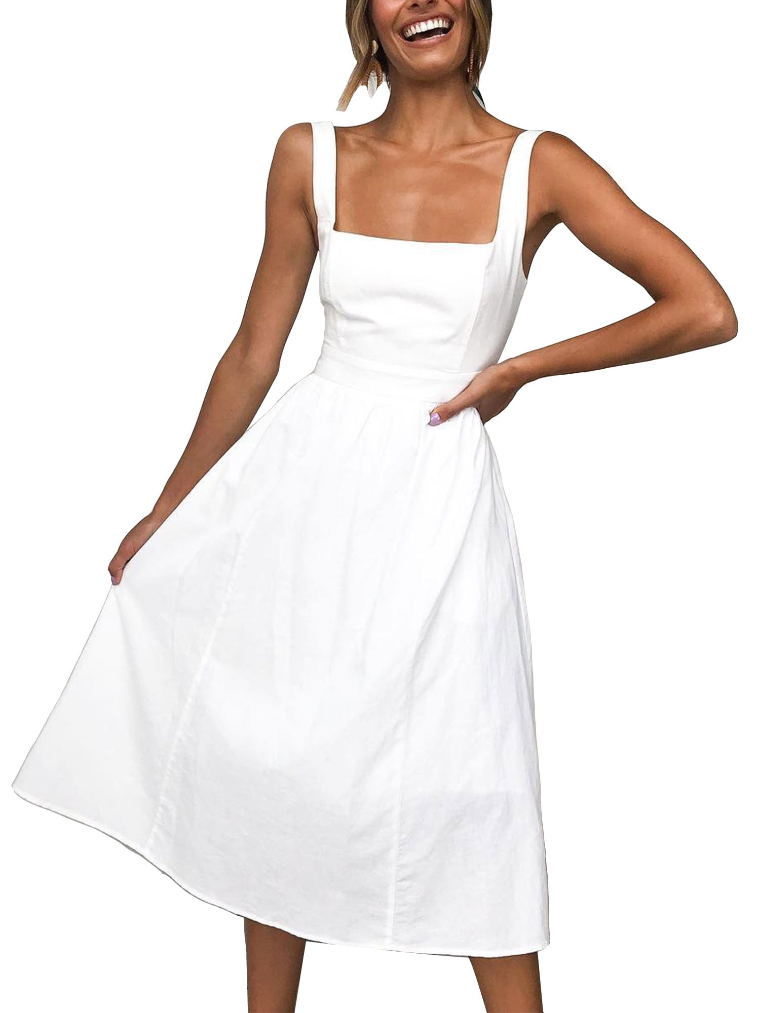 women's a line midi dress