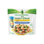 Green Giant Simply Steam Garlic & Herb Vegetable Medley, Salt Free, 9.5 oz (Frozen)