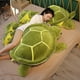 thumbnail image 1 of Juguete de peluche de tortuga verde gigante de 80cm, muñecos de animales Kawaii, almohada de tortuga marina de peluche suave, regalos de cumpleaños para niños y niñas-r, 1 of 5