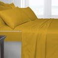 thumbnail image 3 of 6 Piece Sheet has Zipper Sheet Set, Queen Size 26 Inch Deep Pocket, 800 TC, Stripe Gold Color., 3 of 9