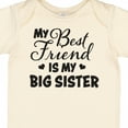 thumbnail image 4 of Inktastic My Best Friend is My Big Sister with Hearts Boys or Girls Baby Bodysuit, 4 of 5