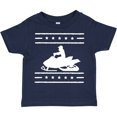 thumbnail image 3 of Inktastic Snowmobile Gift Silhouette Boys or Girls Toddler T-Shirt, 3 of 5