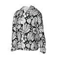 thumbnail image 2 of KLL Tropical Leaves Print Men's Women’s UPF 50+ Sun Protection Outdoor Hoodie Jacket Long Sleeve Fishing Hiking Performance Shirt-XX-Large, 2 of 6