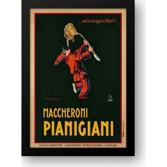 Maccheroni Pianigiani 1922 28x36 Framed Art Print