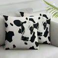 thumbnail image 3 of Cute Black and White Cow Stripe Pillowcase King Size Pillow Cover Protector Pillow Sham Pillow Case with Zipper  for Long Throw Pillow, 3 of 7
