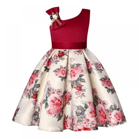 

BULLPIANO 2-10T Girl Dress Corset Dress Wedding Pageant Dresses Ball Gown Tutu Dresses Flower Girl Dresses For Wedding