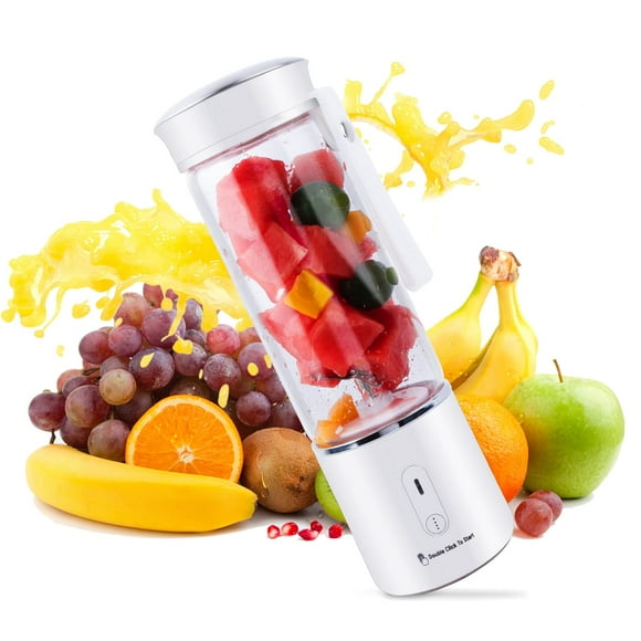 Juice Blender Bottle, Portable Blender Smoothie Maker, Electric Mini Blender Portable Blender Bottle USB Rechargeable, Small Blender Juice Maker