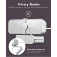 thumbnail image 6 of Lenovo 310 FHD Webcam, 1080p, FHD Resolution @30 FPS, Plug-and Play USB Connectivity, 1.8M Cable, 2 Integrated Microphones, External Privacy Shutter,, 6 of 8