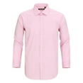 Men's Dress Shirts Slim Fit Long Sleeve Performance Stretch Solid Dress