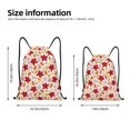 thumbnail image 2 of Fotbe fall laef Maple Bolsa Mochila con Cordón Estampada, Bolsa de Gimnasio Deportiva, Bolsa Cinch, Bolsa con Cordón para Hombres y Mujeres-Small, 2 of 6