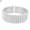 Clear, variant on Besufy Adult Women 5 Rows Bangle Clear Rhinestone Wide Bracelet Cuff Open Bangle Bridal Jewelry