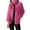 Hot Pink, variant on IROINNID Shearling Jacket for Women Plush Thick Winter Standing Collar Warm Jacket Zipper Casual Soft Coat with Pocket,Dark Gray