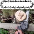 thumbnail image 2 of Mini Chainsaw Chain 4 Inch Guide Saw Chain 1/4 LP Pitch, 28 Sections, 2 of 5