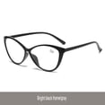 thumbnail image 3 of Cat Eye Reading Glasses for Women with Light Sensitive Photochromic Lenses Blue Light Blocking Readers PC Frame,Magnification 1.0x, black, 3 of 12