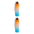 thumbnail image 1 of Yuarrent Botella de agua con pajita de silicona a prueba de fugas escuela gimnasio ciclismo taza de bebida adultos niños viaje en casa Type1 NO1, 1 of 6