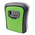 thumbnail image 1 of Yeacher Key Lock Box Wall Mount Aluminum Alloy 4-Digit Combination Waterproof Lockbox Key Safe Box Portable Storage for House Key ID Card U Disk, 1 of 7