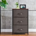 thumbnail image 2 of Ansley&HosHo 3 Tiers Sturdy Steel Frame Dresser Wide Storage Tower - Ideal for Bedroom Hallway, Entryway, Closets Storing, 2 of 7