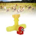 thumbnail image 4 of Chicken Drinker Hanging Cups, Chicken Drinking Cup Adjustable  For Farm Three-Way Steel Ball Drinker, 4 of 8