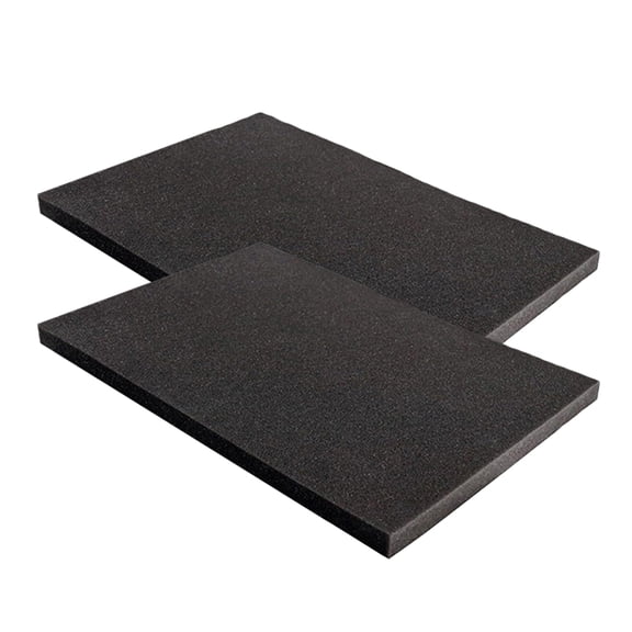 Shoreew 2 Pcs Window AC Unit Cover Air Conditioner Anti Drip Pad Noise Reduction Barrier AC Protector with Magnetic Backing for Indoor Bedroom Setup