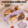 thumbnail image 4 of Eespoir Pencil Case Large Capacity Pencil Pouch, Cute Aesthetic Pencil Storage Bag, Zippered Stationery Storage Bag, for Sch-ool And Office Supplies, 4 of 6