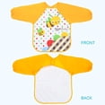 thumbnail image 4 of Babero impermeable de manga larga, juego de 4 piezas para bebé, delantal para comer, jugar y pintar, babero impermeable unisex para bebés de 6 meses a 3 años., 4 of 5